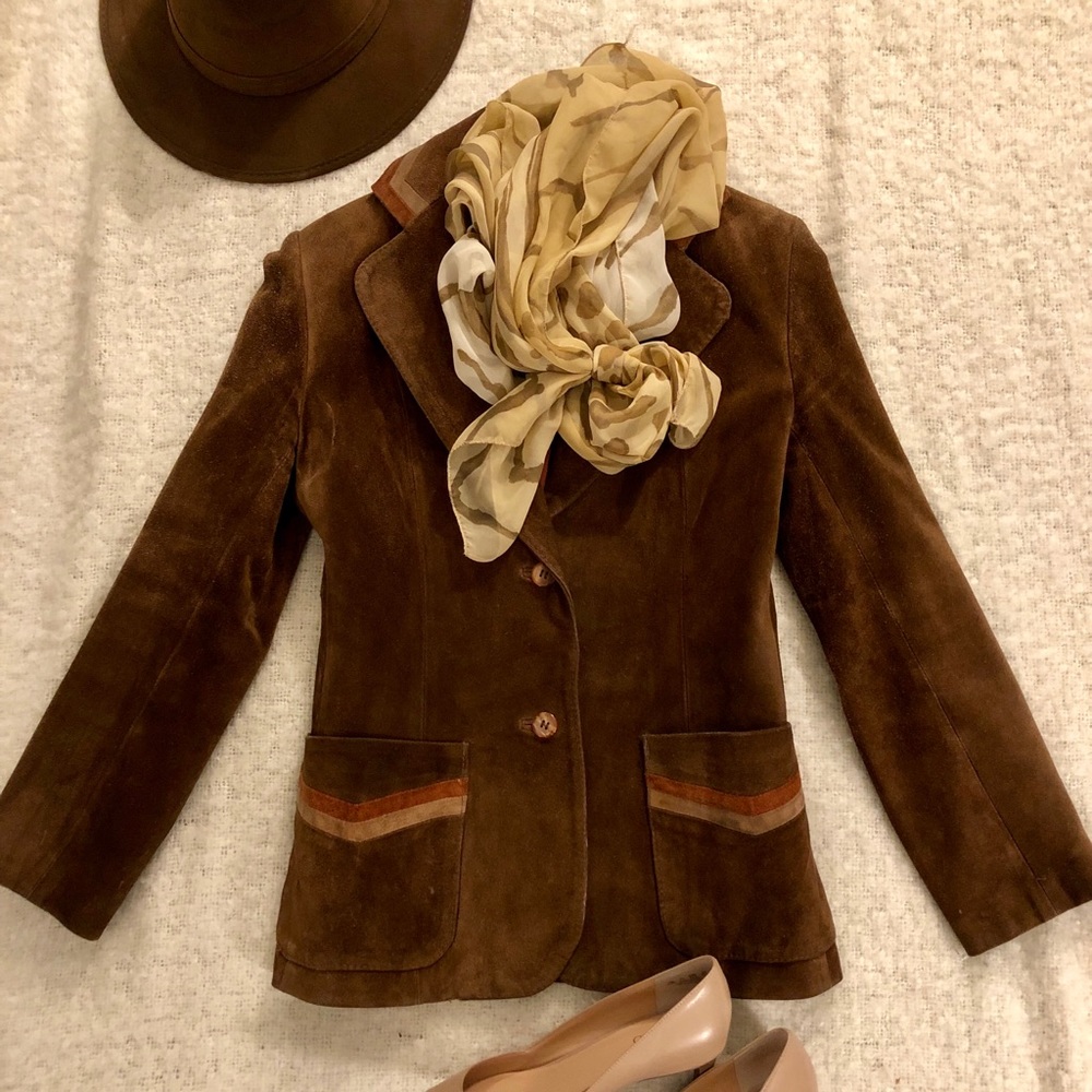 70s vintage M.S. Collectibles leather jacket